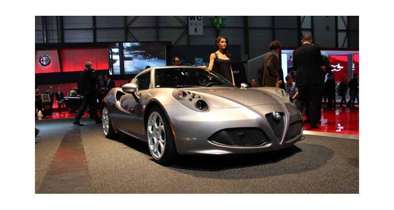  - Alfa Romeo 4C : la version de série sous tous les angles à Genève