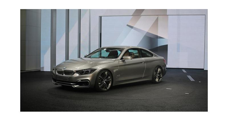  - BMW Série 4 Coupé Concept dévoilée à Detroit : les photos du coupé de la Série 3