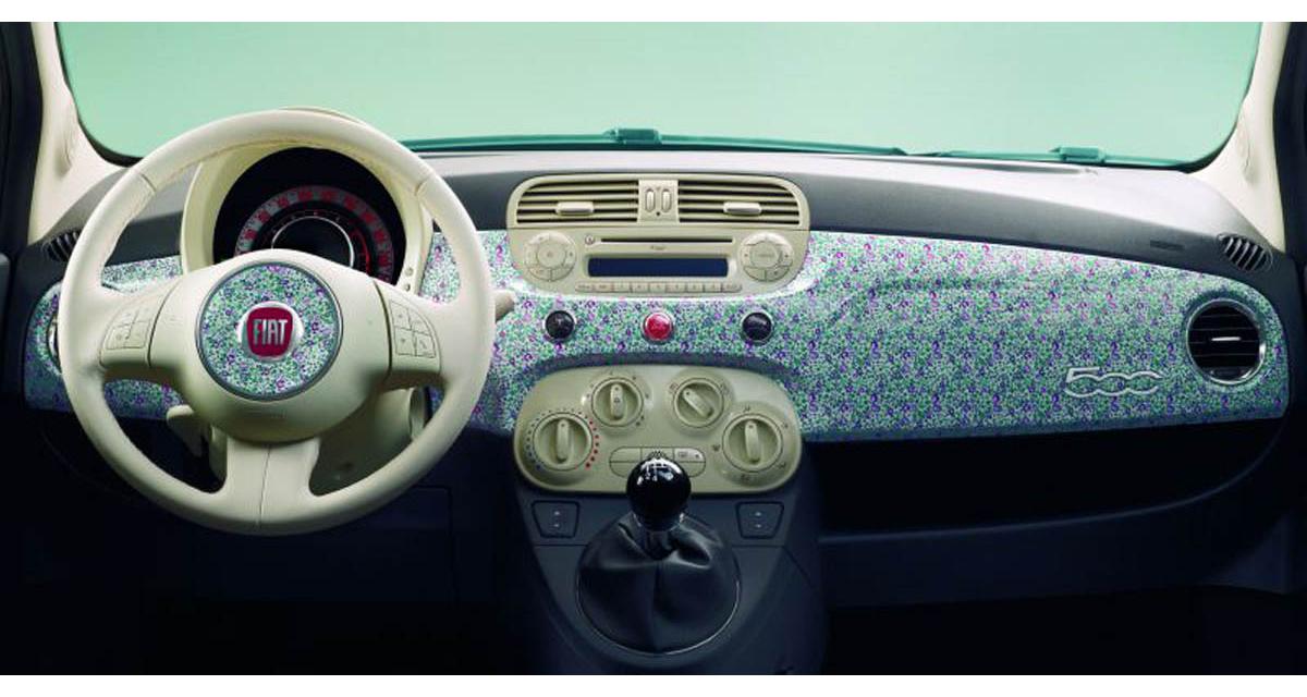 Fiat 500 Liberty art Fabrics : pot de yaourt à la sauce anglaise