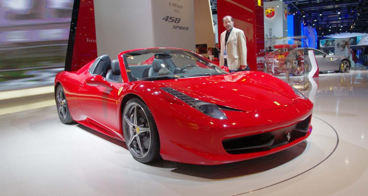 Le salon de Francfort en vidéo : Ferrari 458 Spider, Cadillac Ciel et Honda Civic