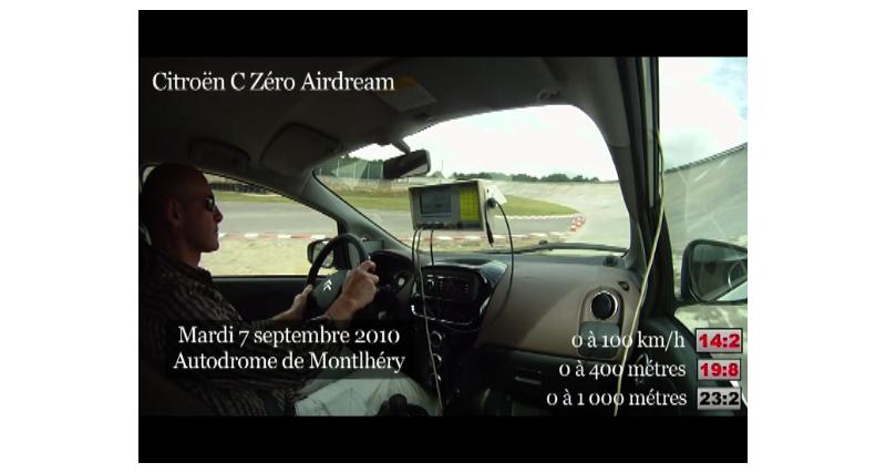  - Vidéo Auto Moto : la Citroën C-Zéro à Montlhéry