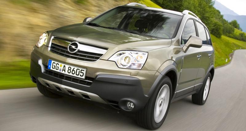  - Nouvel Opel Antara (2009) : régime obligatoire