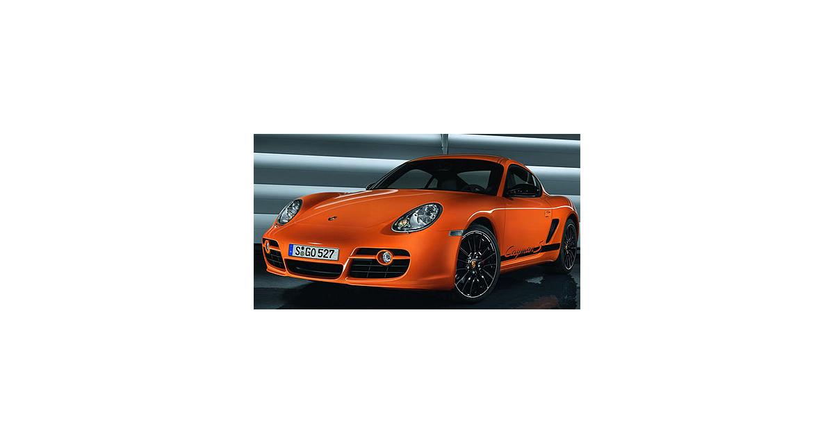 Porsche Cayman Sport : orange pressée