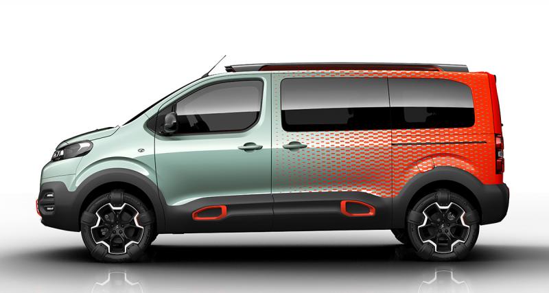 - Citroën Spacetourer Hyphen concept : utilitaire pop