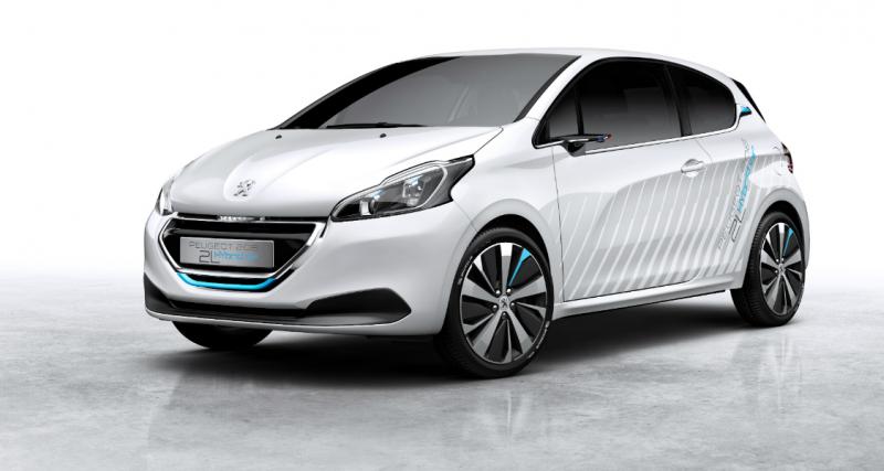  - Peugeot 208 Hybrid Air : un nouveau concept "2L" au Mondial de Paris