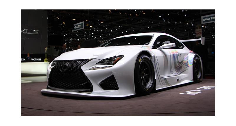  - Salon de Genève 2014 : Lexus RC F GT3 Concept