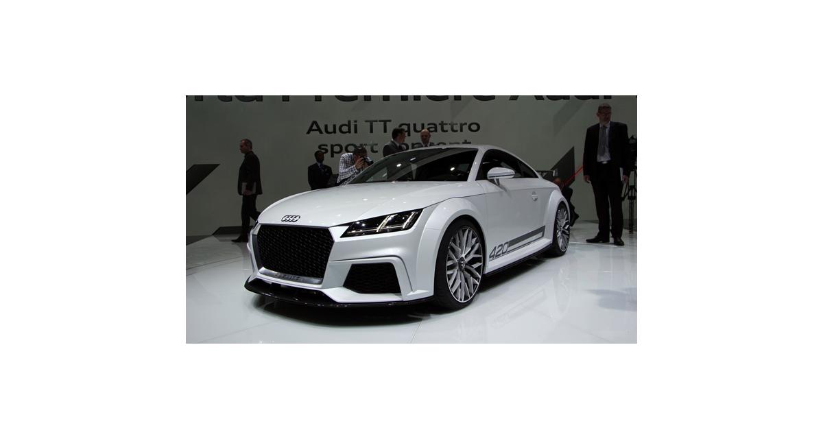 Concept Audi TT Quattro Sport : tous les détails et photos en direct de Genève