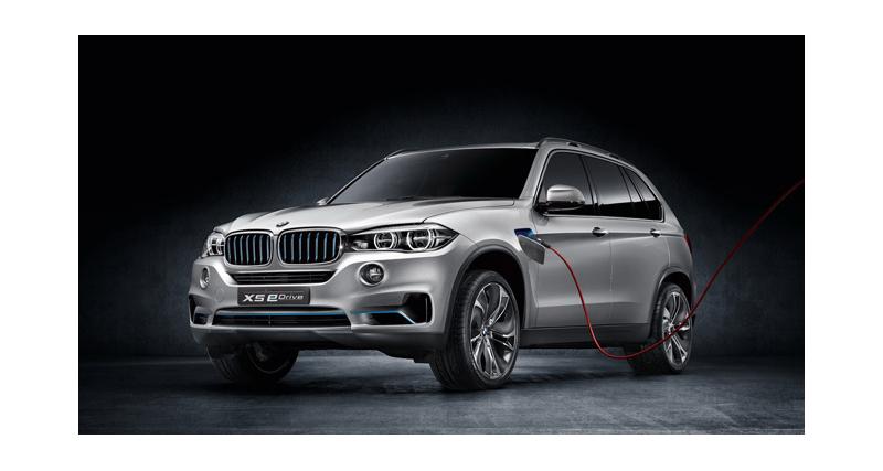  - BMW X5 eDrive Concept : l'hybride rechargeable de Munich