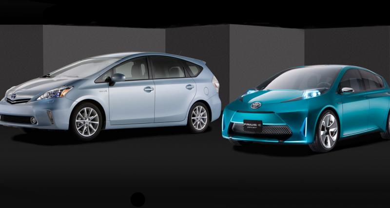  - Detroit 2011 : Toyota Prius c et v Concepts