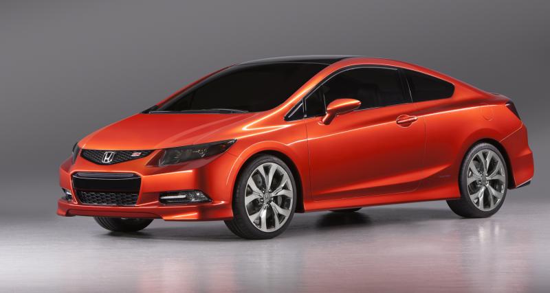  - Detroit 2011 : Honda Civic Concept Sedan et Si Concept Coupe