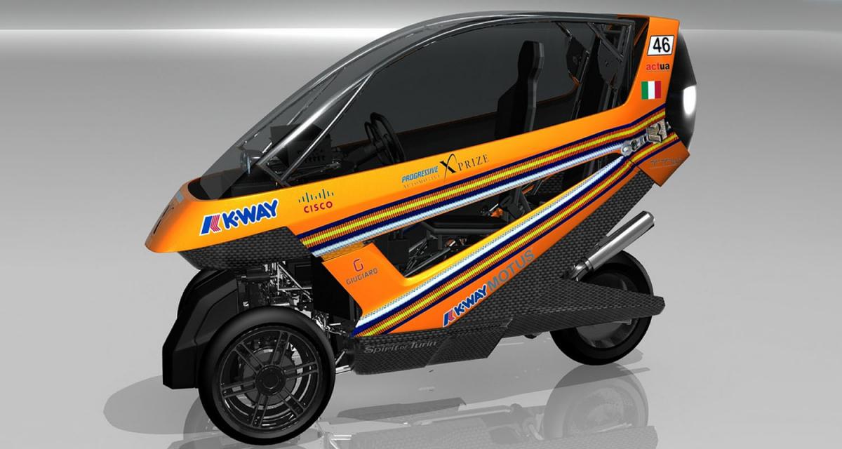 K-Way Motus : le tricycle urbain du futur