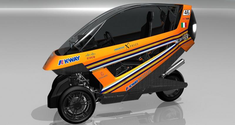  - K-Way Motus : le tricycle urbain du futur