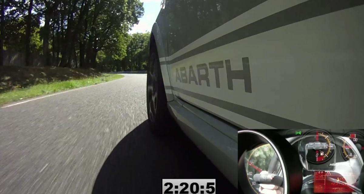 Vidéo Auto Moto : un tour du circuit de Montlhéry en Abarth Punto Evo 