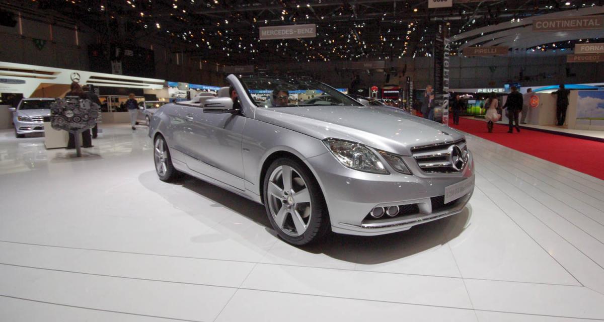 Salon de Genève en direct : Mercedes Classe E Cabriolet