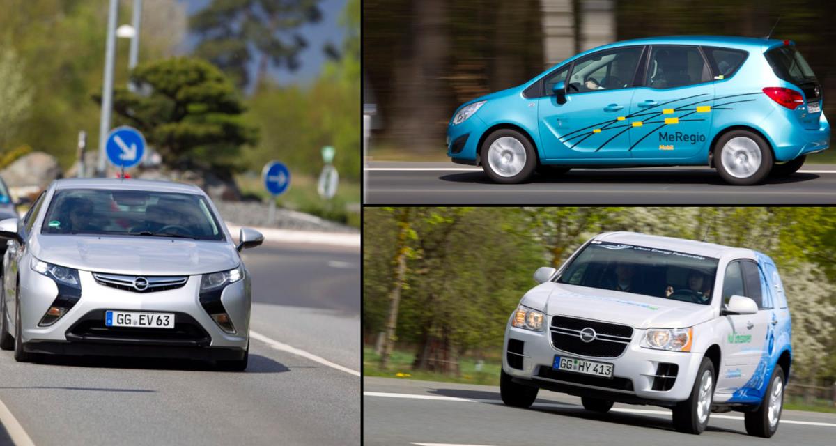 Opel : l’Ampera et l’HydroGen4 à l'essai