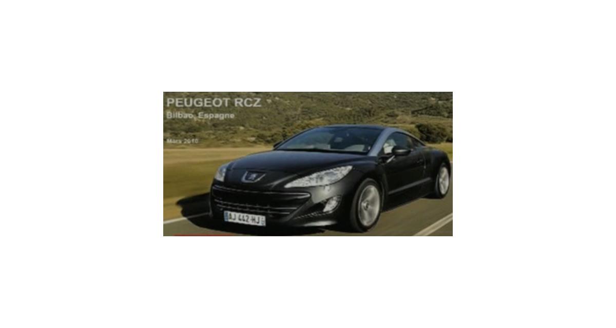 Teaser vidéo Peugeot RCZ : images exclusives Auto Moto 