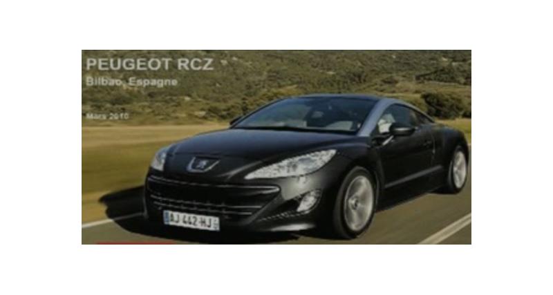  - Teaser vidéo Peugeot RCZ : images exclusives Auto Moto 