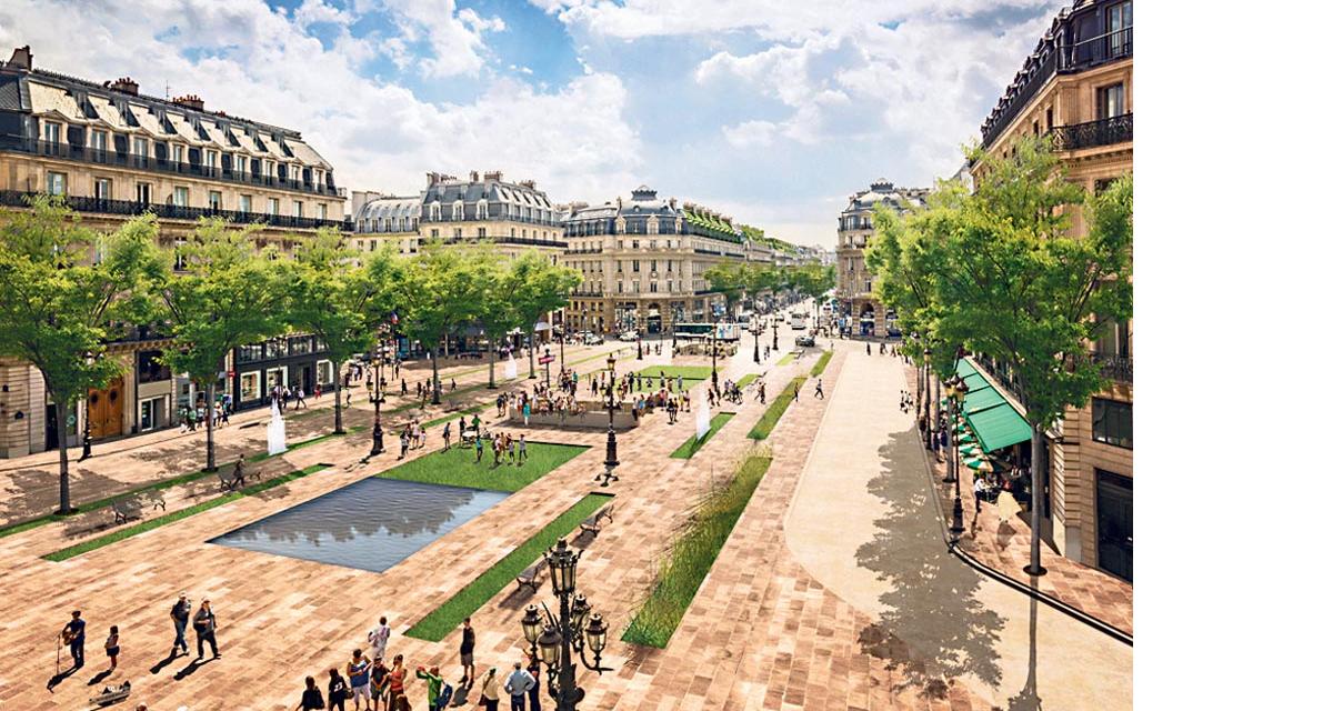 Paris : la place de l'Opéra bientôt piétonne ?