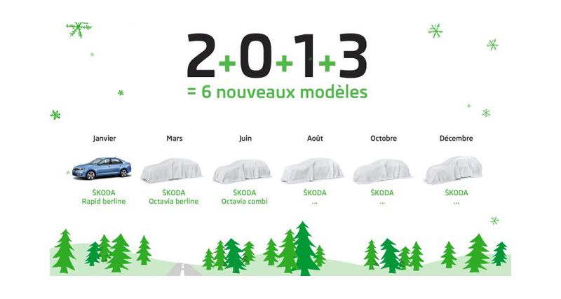  - Škoda : 6 nouveautés en 2013