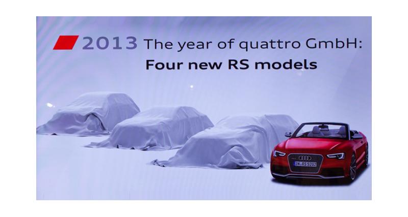  - Audi : la RS7 et le Q3 RS dans les starting-blocks