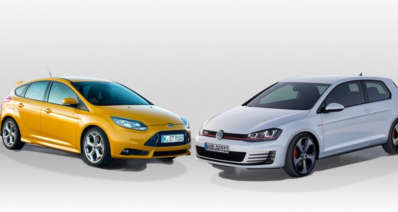  - Volkswagen Golf GTI contre Ford Focus ST : compactes en tenue de sport