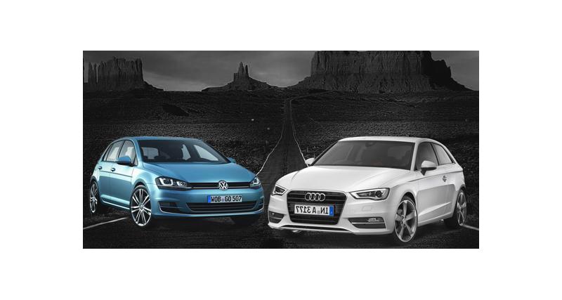  - Volkswagen Golf 7 contre Audi A3 : lutte des classes