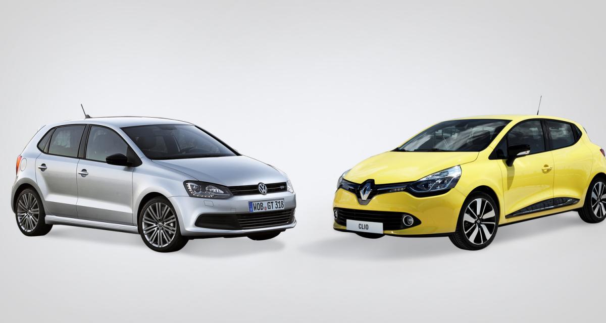 Renault Clio 4 contre Volkswagen Polo : le match franco-allemand