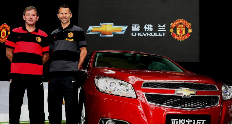  - Chevrolet nouveau sponsor de Manchester United