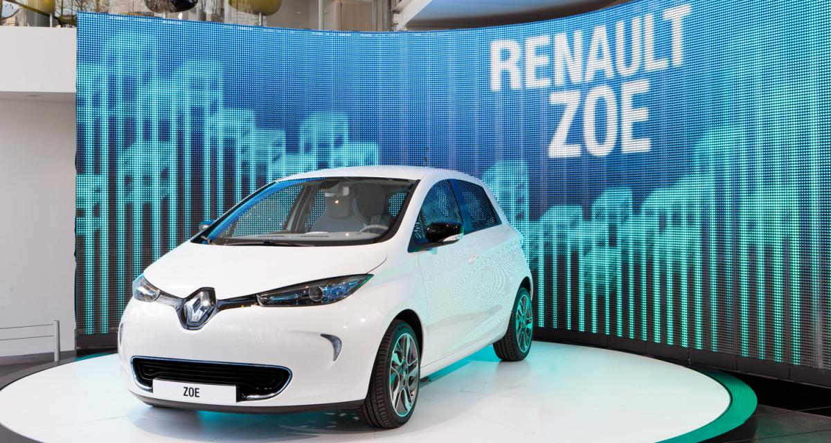 La ZOE à l'honneur dans l'Atelier Renault des Champs-Elysées
