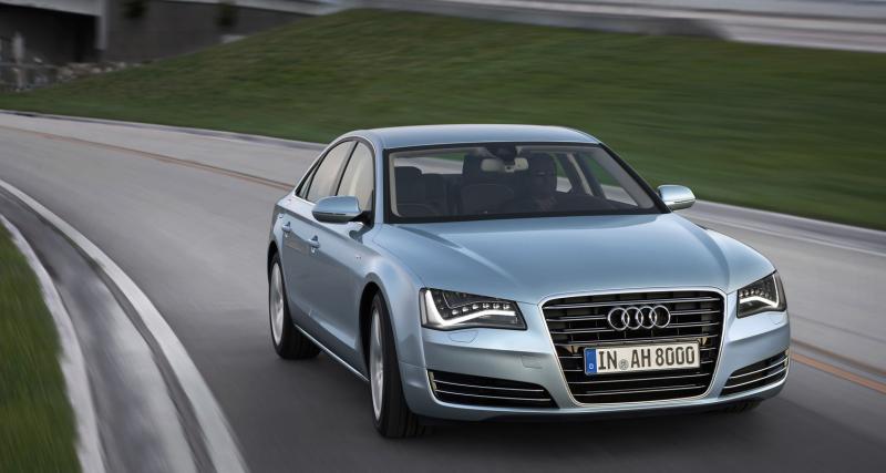  - Audi A8 Hybrid : 148 grammes de CO2/km