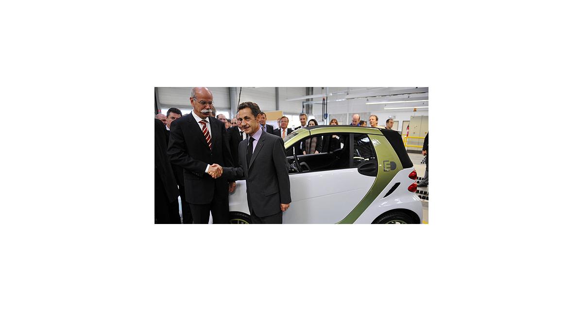 Smart electric drive : Nicolas Sarkozy valide Hambach