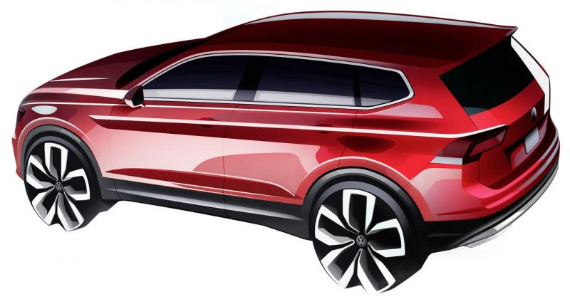 Volkswagen Tiguan Allspace : une version XXL offrant 7 places au programme - Mais que restera-t-il au Touareg ?