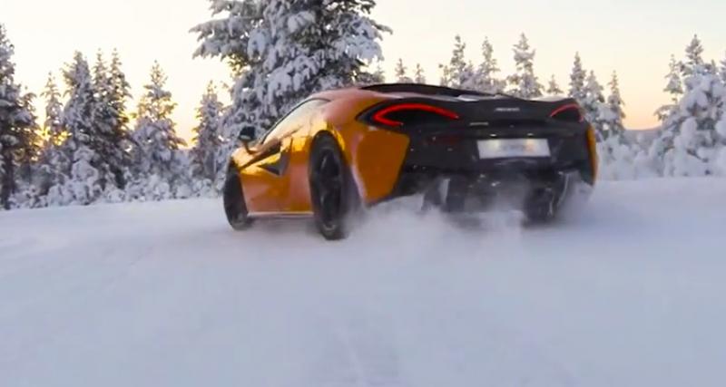  - Faire du rallye sur la neige en McLaren 570S ? C'est possible !