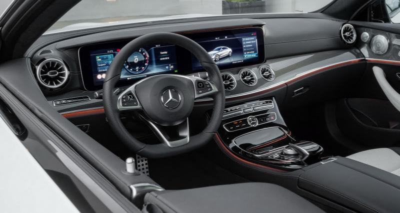 Tarifs Mercedes Classe E Coupé 2017 : à partir de 53 150 euros - L'instrumentation 100% numérique de série sur la finition haute