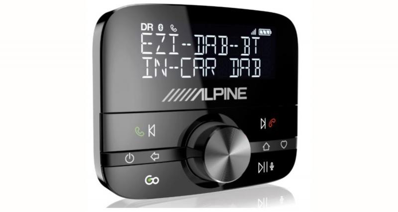  - Alpine propose un module DAB Bluetooth compatible avec tous les autoradios