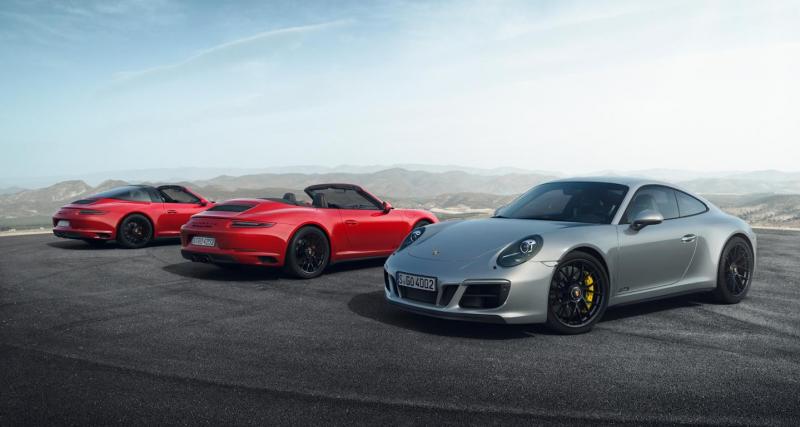 Salon de Détroit 2017 - Porsche 911 GTS 2017 : 450 ch pour entériner le passage au turbo
