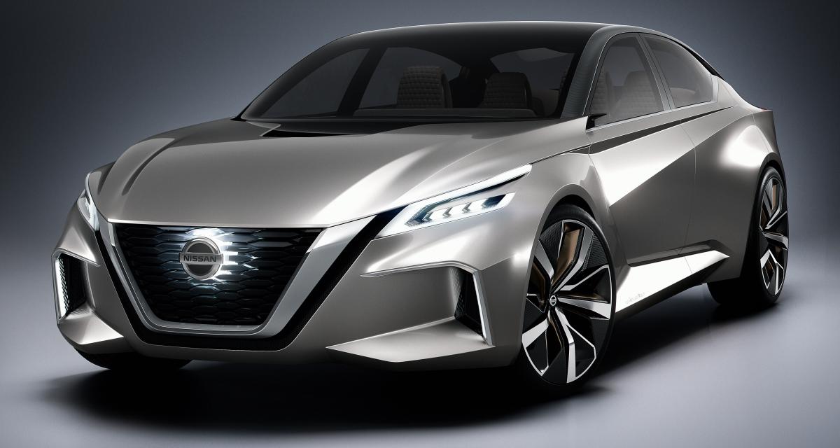 Nissan Vmotion 2.0 : la future grande berline de Nissan en filigrane