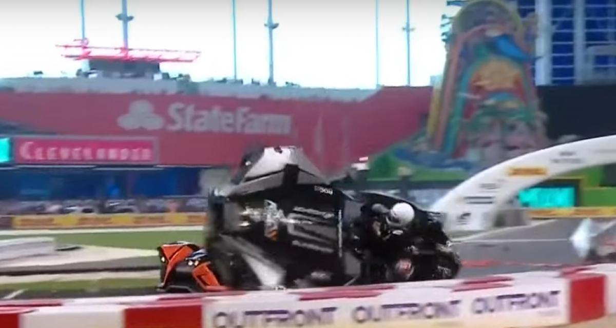 Crash spectaculaire de Wehrlein à la Race of Champions