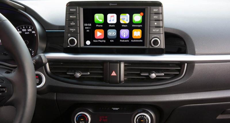  - La nouvelle Kia Picanto adopte un autoradio multimédia tourné vers les Smartphones