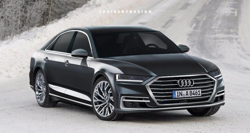  - Future Audi A8 : un rendu très réaliste basé sur les photos espions
