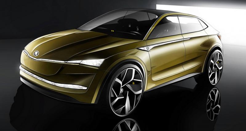  - Skoda Vision E : ce sera finalement un SUV coupé 100% électrique