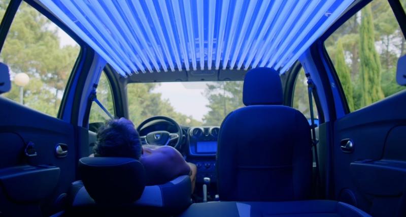  - Dacia Sundero : la cabine à UV roulante
