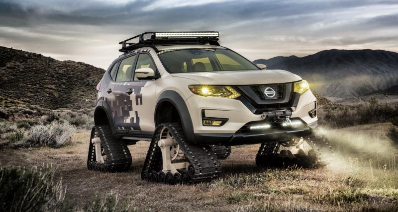 - Nissan Rogue Trail Warrior : le X-Trail renfile des chenilles