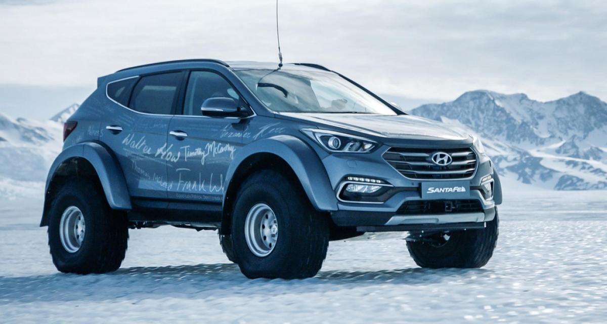 Le Hyundai Santa Fe à la conquête de l'Antarctique