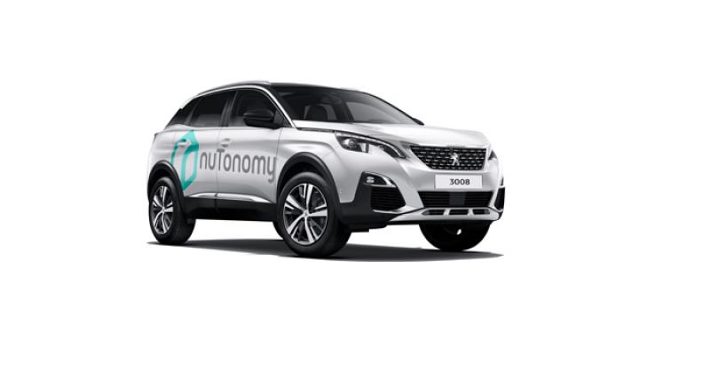Peugeot - essais, avis, nouveautés et actualités de la marque au lion en 2023 - Le nouveau Peugeot 3008 devient autonome grâce à nuTonomy