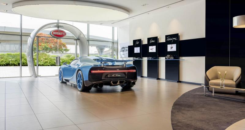 Bugatti ouvre son plus grand showroom à Dubaï - Seulement 240 m²