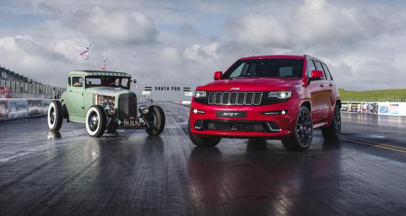  - Jeep Grand Cherokee SRT vs. Hot Rod : lequel des deux monstres est plus rapide ?