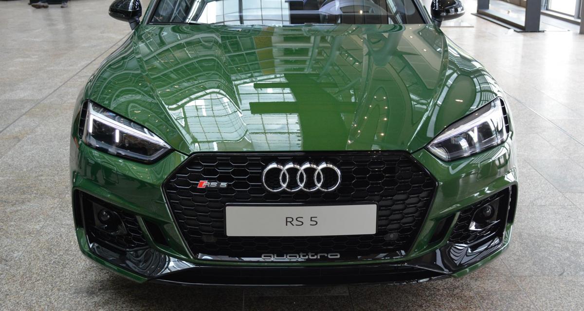 La nouvelle Audi RS5 ose le vert