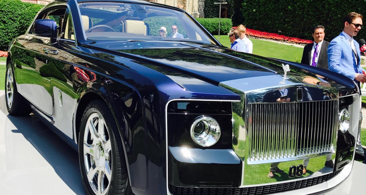La Rolls Royce Sweptail dévoilée devant l'objectif d'Autonews à l'occasion du Concours d'Elégance de la Villa d'Este