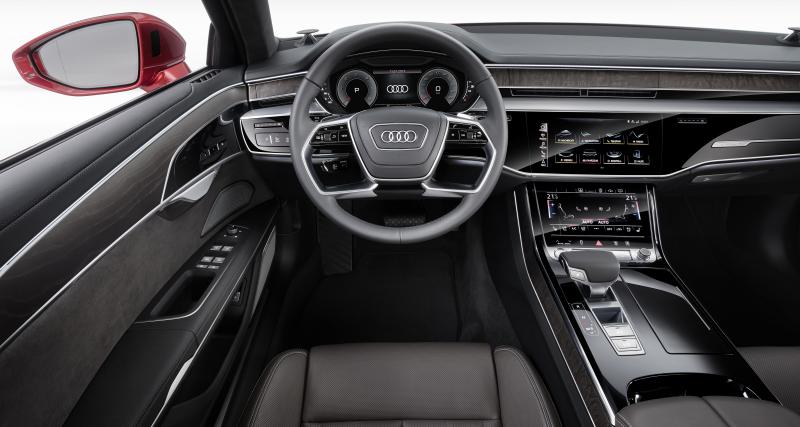 Nouvelle Audi A8 : autonome (presque), tactile et hybridée - Conduite autonome dans les bouchons